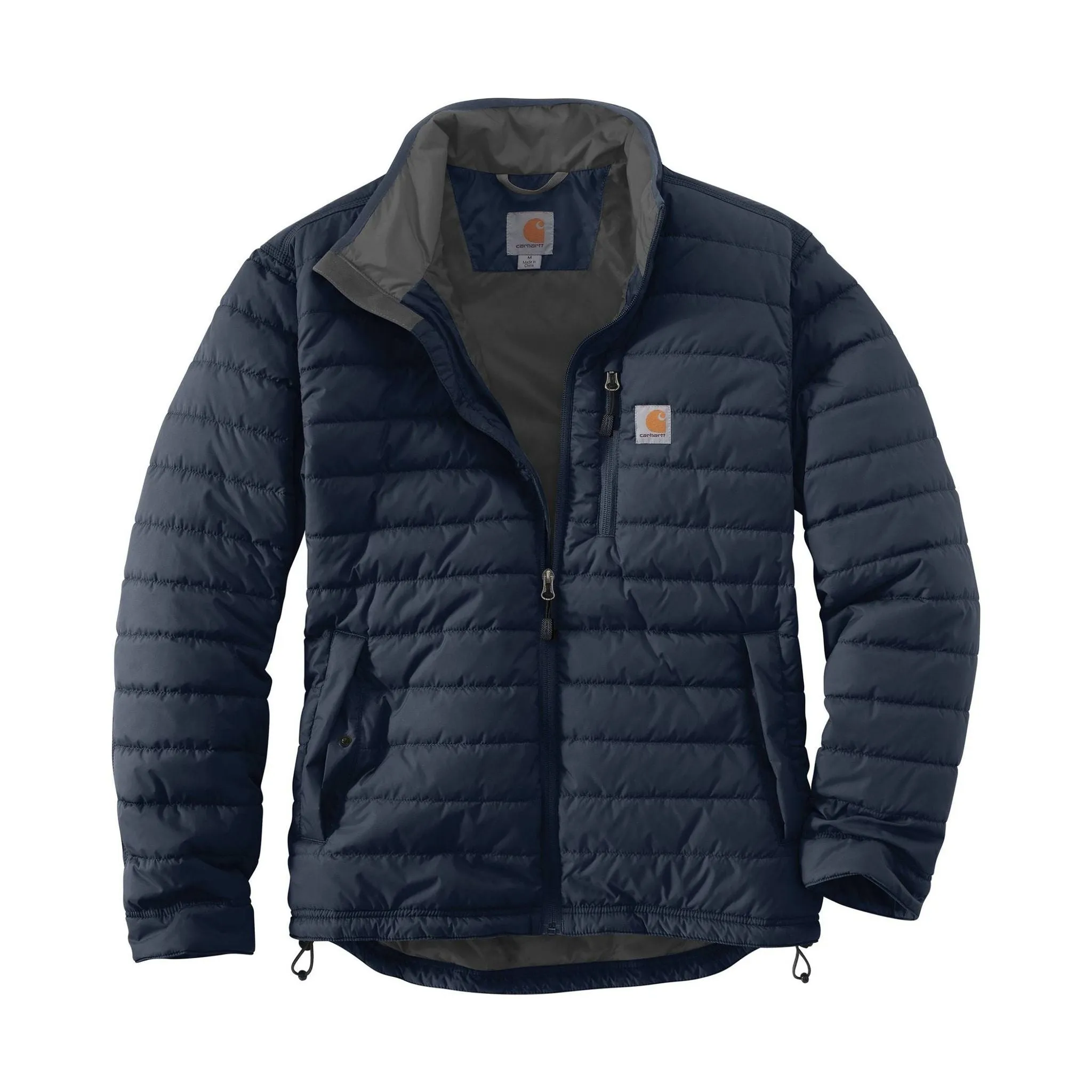 Carhartt Men's Rain Defender? Relaxed Fit Lightweight Insulated Jacket - Navy Bonded Edge Finish Casual Comfy Layer