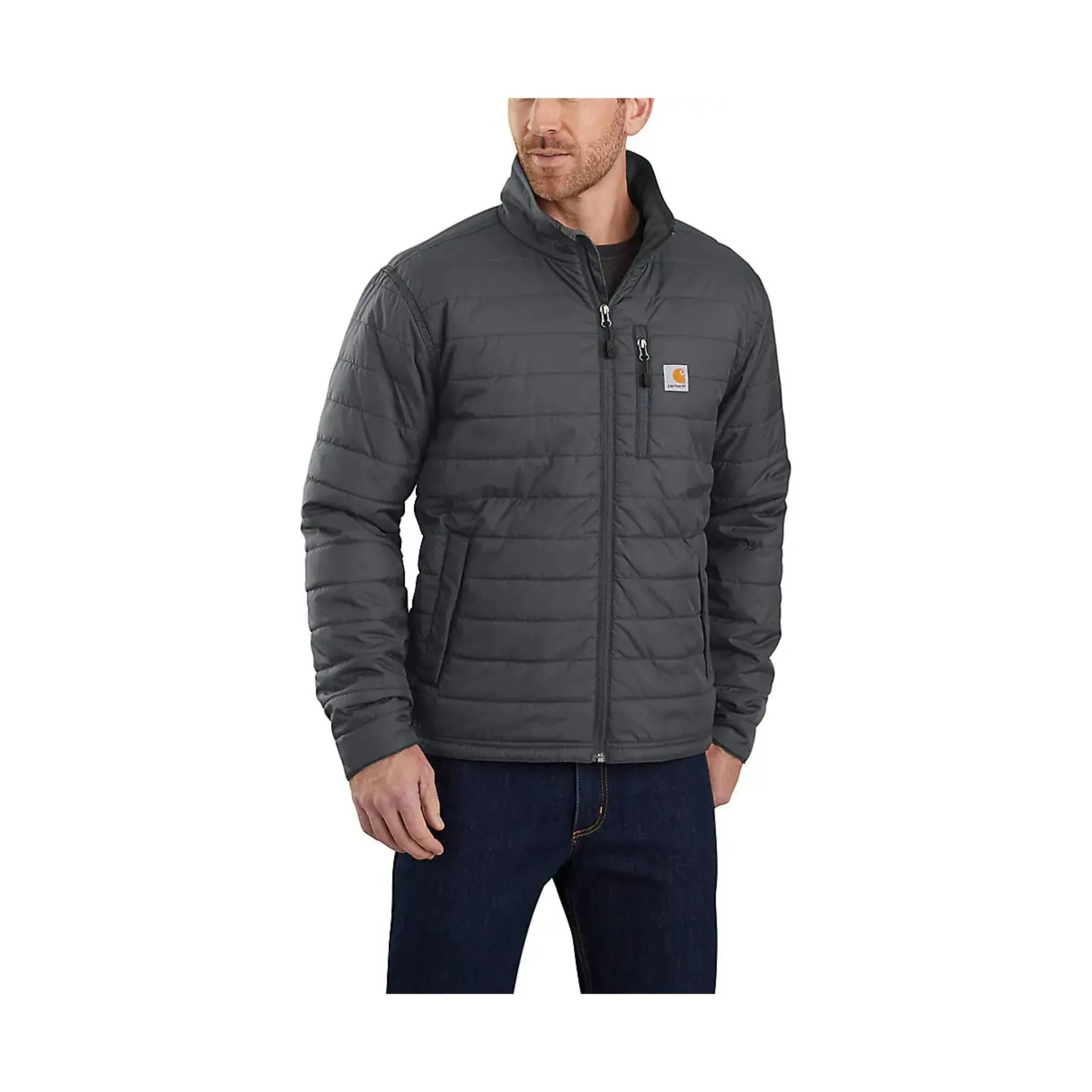 Carhartt Men's Rain Defender? Relaxed Fit Lightweight Insulated Jacket - Shadow Elastic Cuff Adjustment