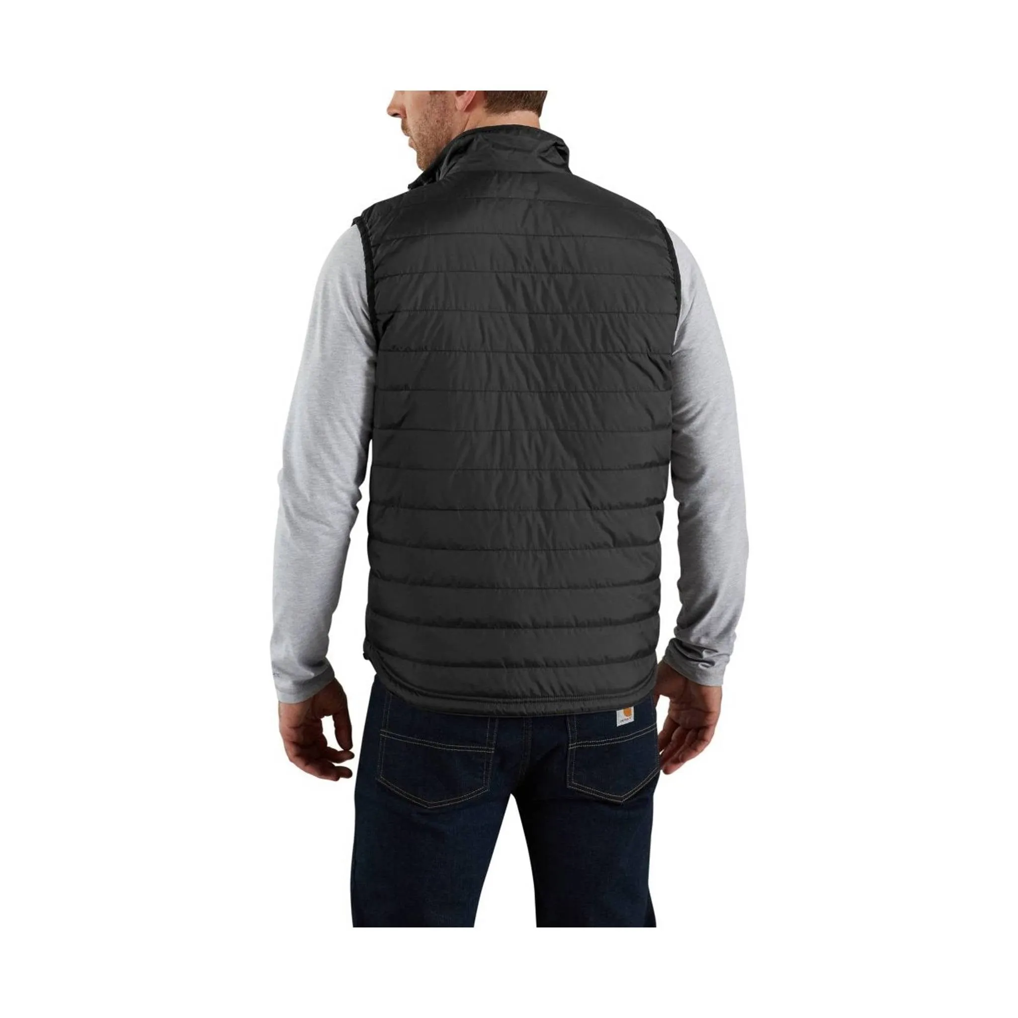 Smooth Finish Carhartt Men's Rain Defender Relaxed Fit Lightweight Insulated Vest - Black