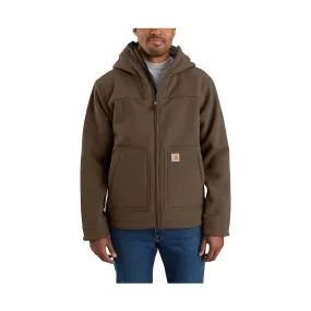 Carhartt Men's Super Dux Sherpa Lined Relaxed Fit Active Jac - Coffee Fire Retardant Treated Fabric