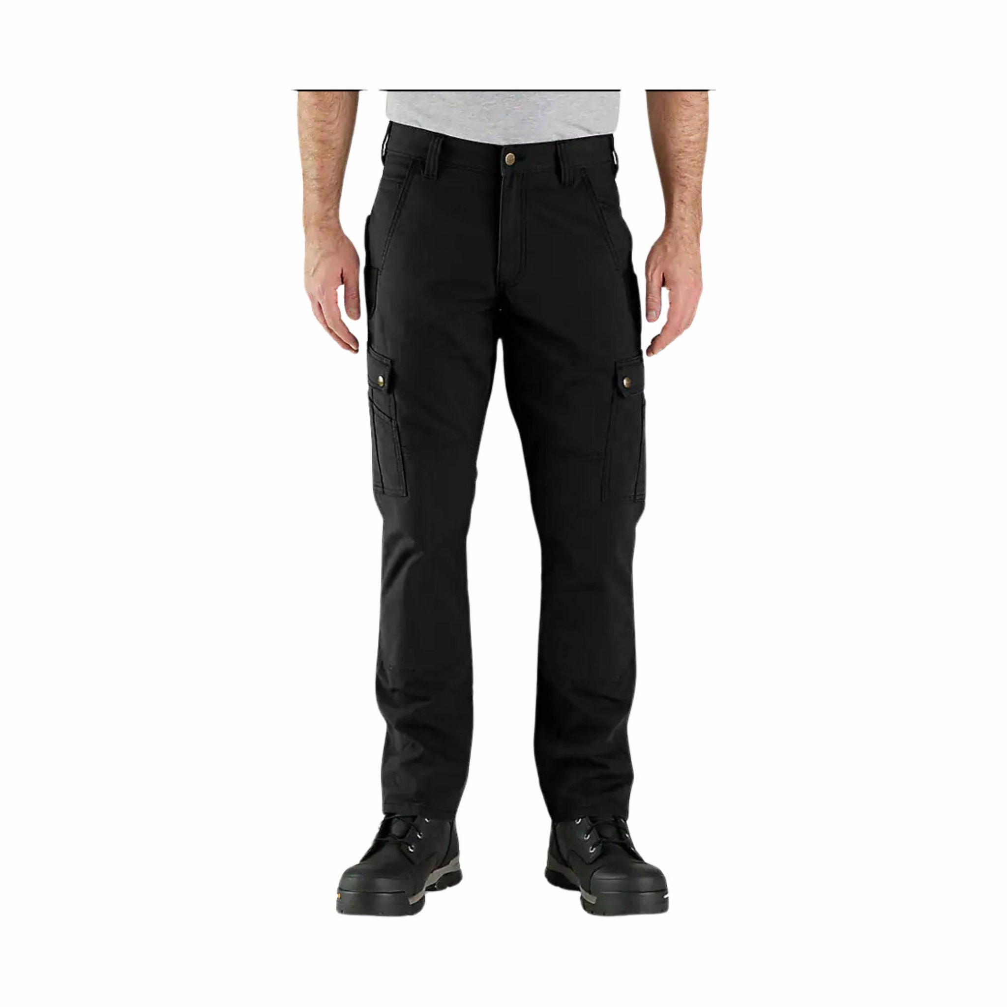 Carhartt Men's Cargo Relaxed Fit Rugged Flex Work Pant - Black DurableConstruction