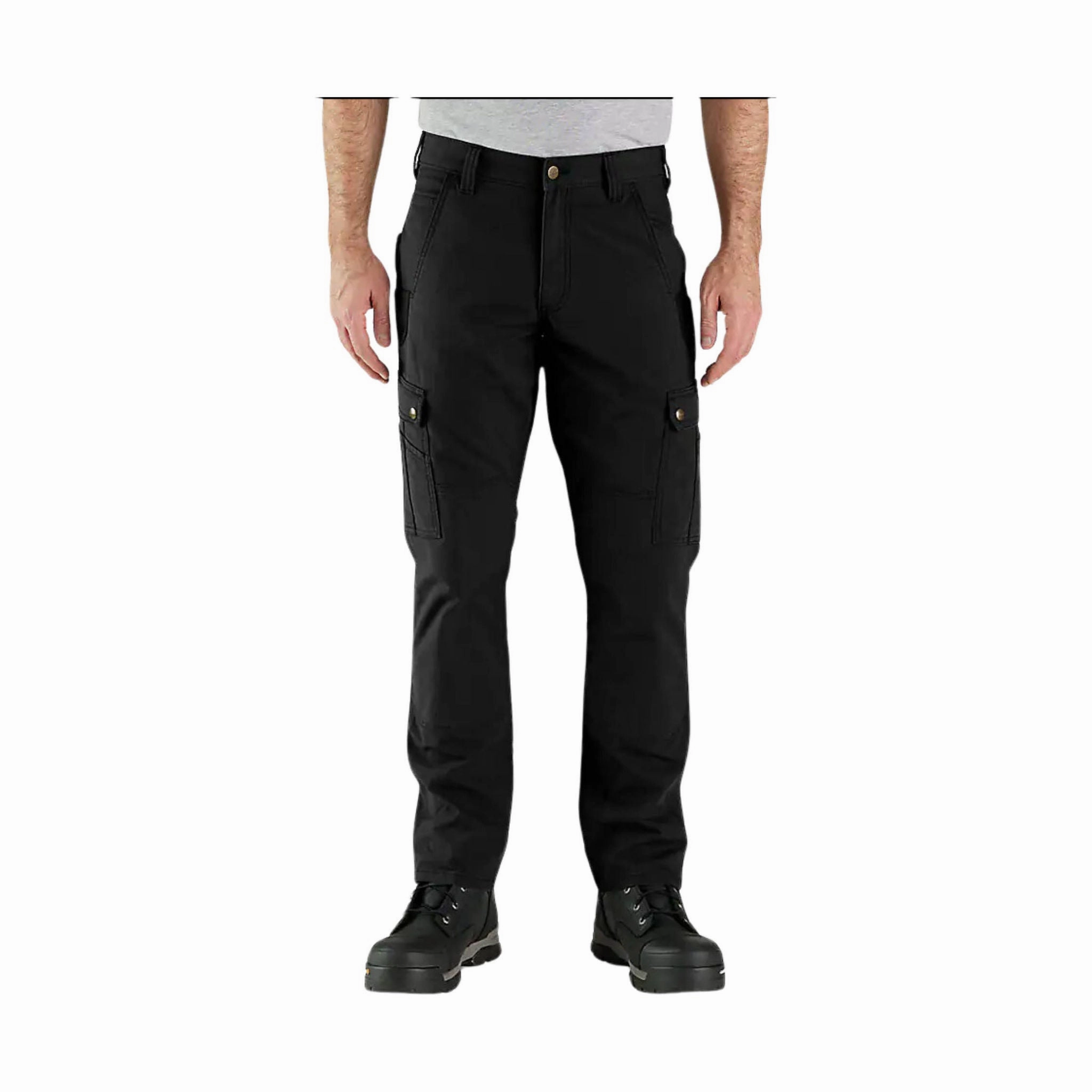 Carhartt Men's Cargo Relaxed Fit Rugged Flex Work Pant - Black Casual Comfort Fit