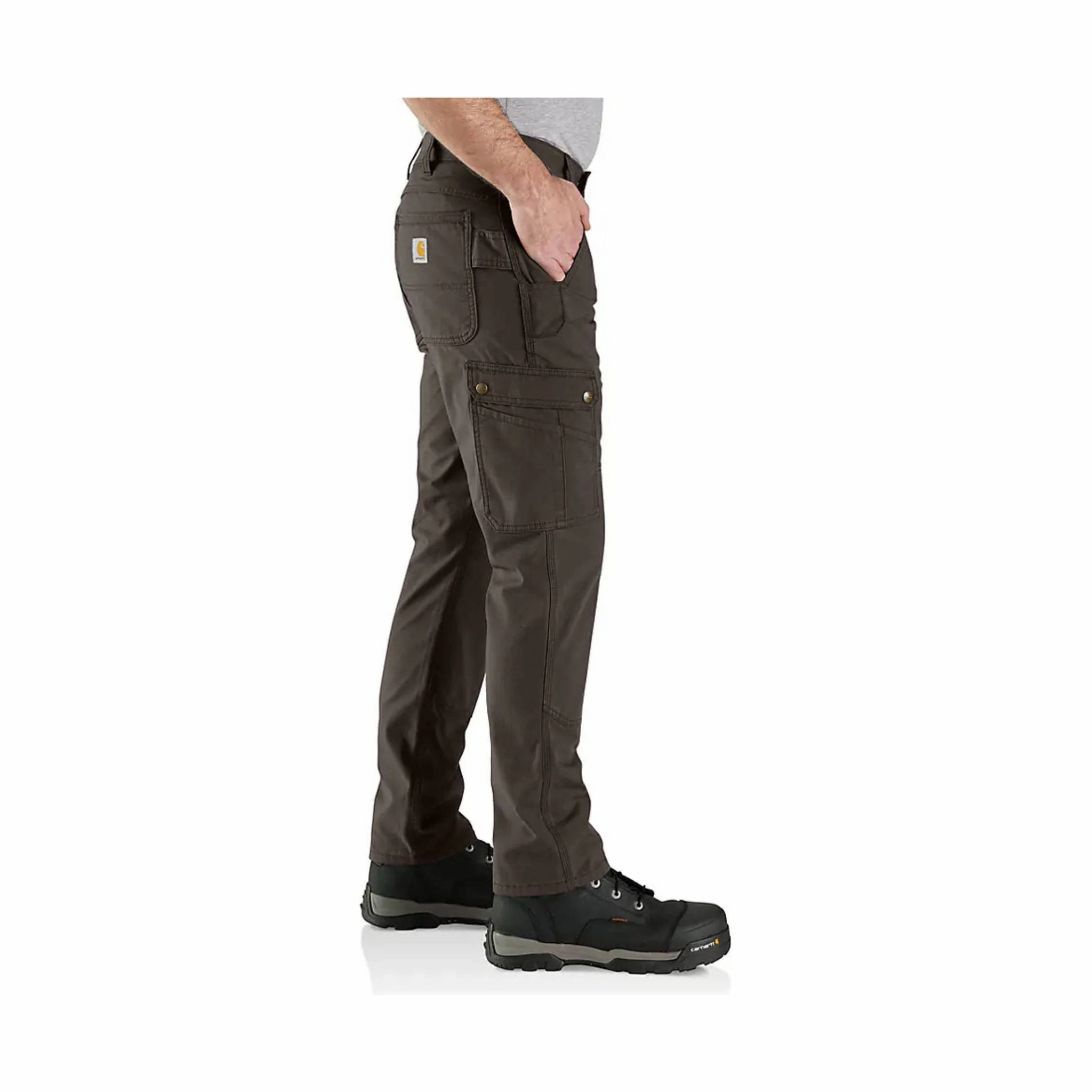 Carhartt Men's Cargo Relaxed Fit Rugged Flex Work Pant - Dark Coffee AntiStaticFinish