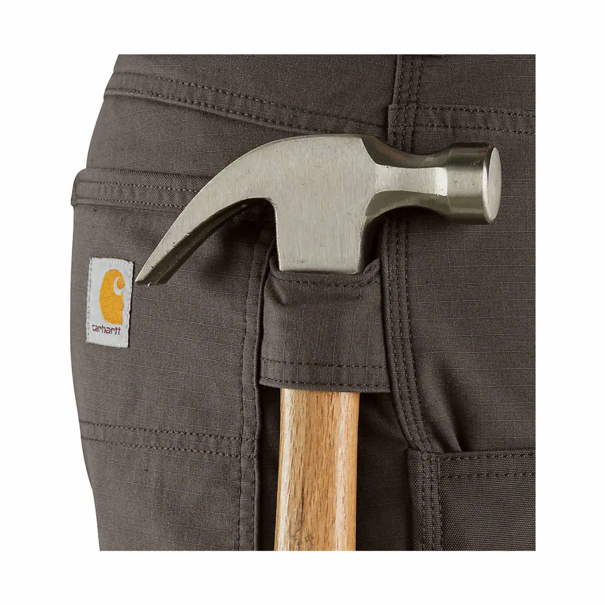 Temperature Regulating Fabric Carhartt Men's Cargo Relaxed Fit Rugged Flex Work Pant - Dark Coffee