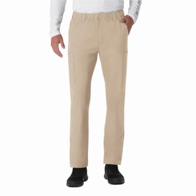 Carhartt Men's Force Essentials Straight Leg Cargo Scrub Pant - Khaki Lightweight insulation