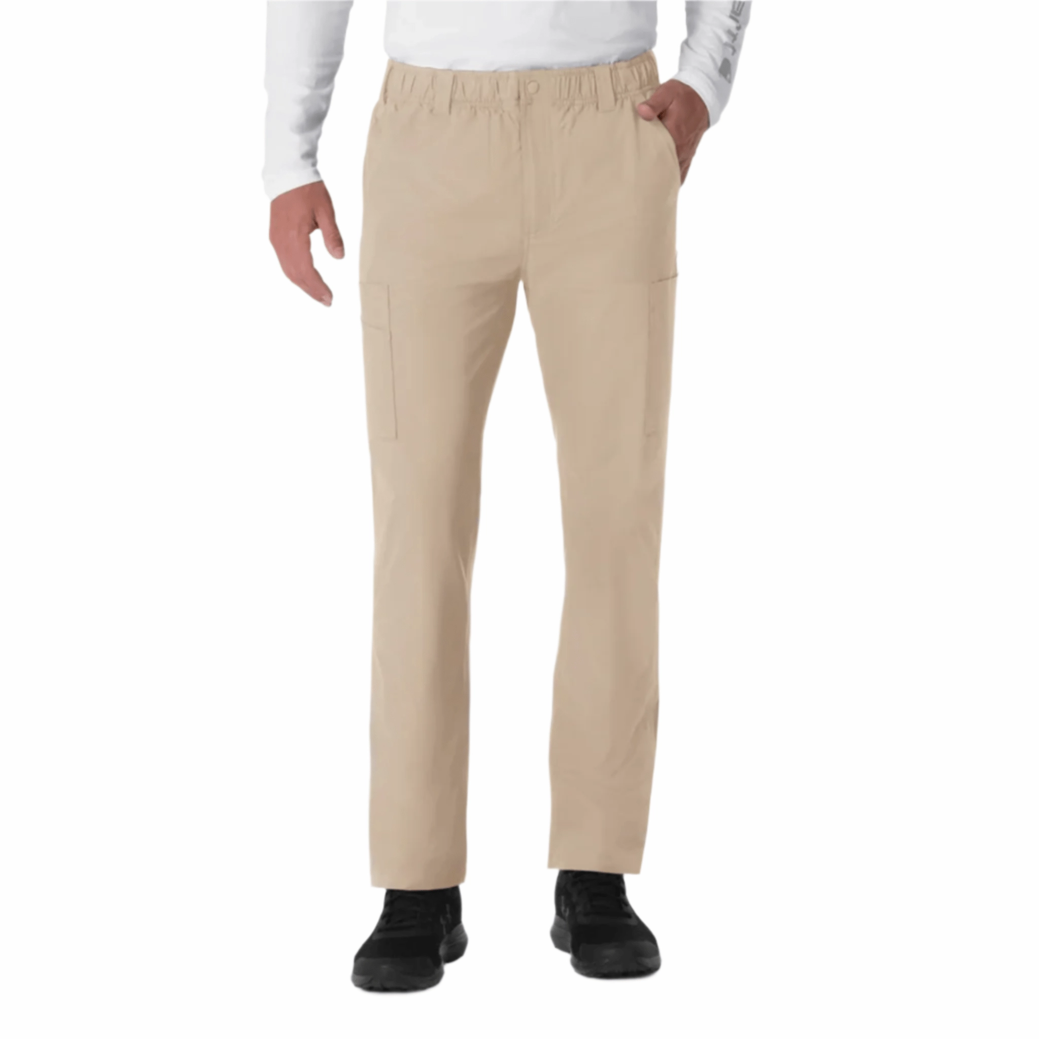 Carhartt Men's Force Essentials Straight Leg Cargo Scrub Pant - Khaki Lightweight insulation