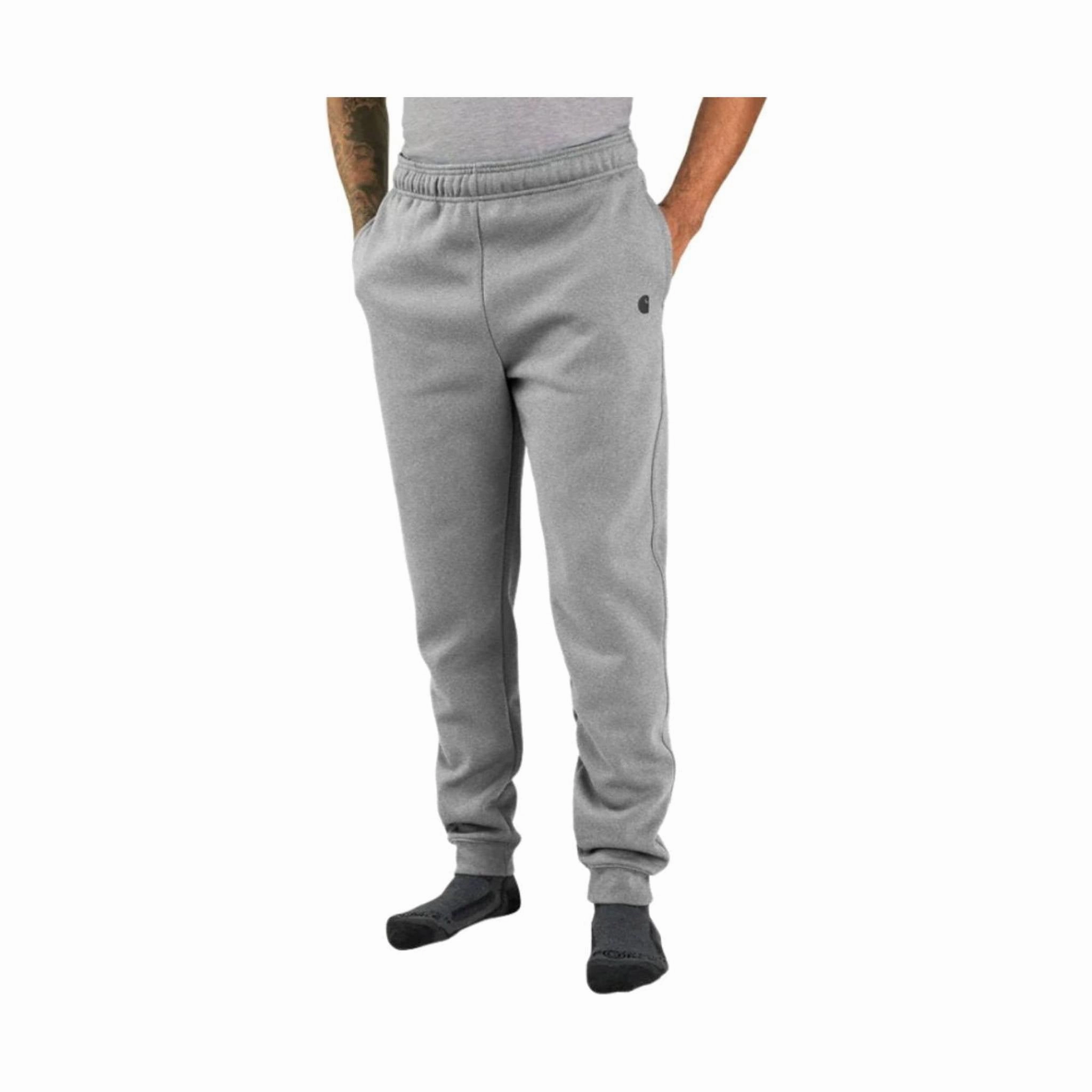 Carhartt Men's Loose Fit Midweight Tapered Sweatpants - Heather Gray Casual Edge Stretch Fit