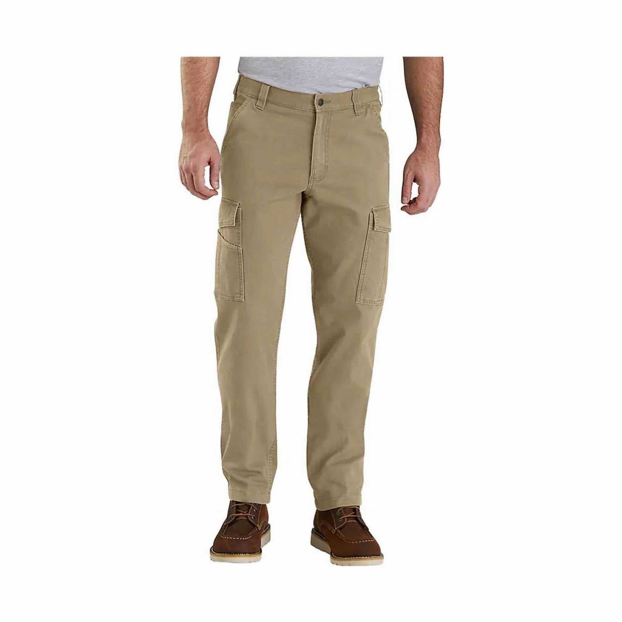 Carhartt Men's Relaxed Fit Canvas Cargo Work Pant - Dark Khaki NonChafingEdges