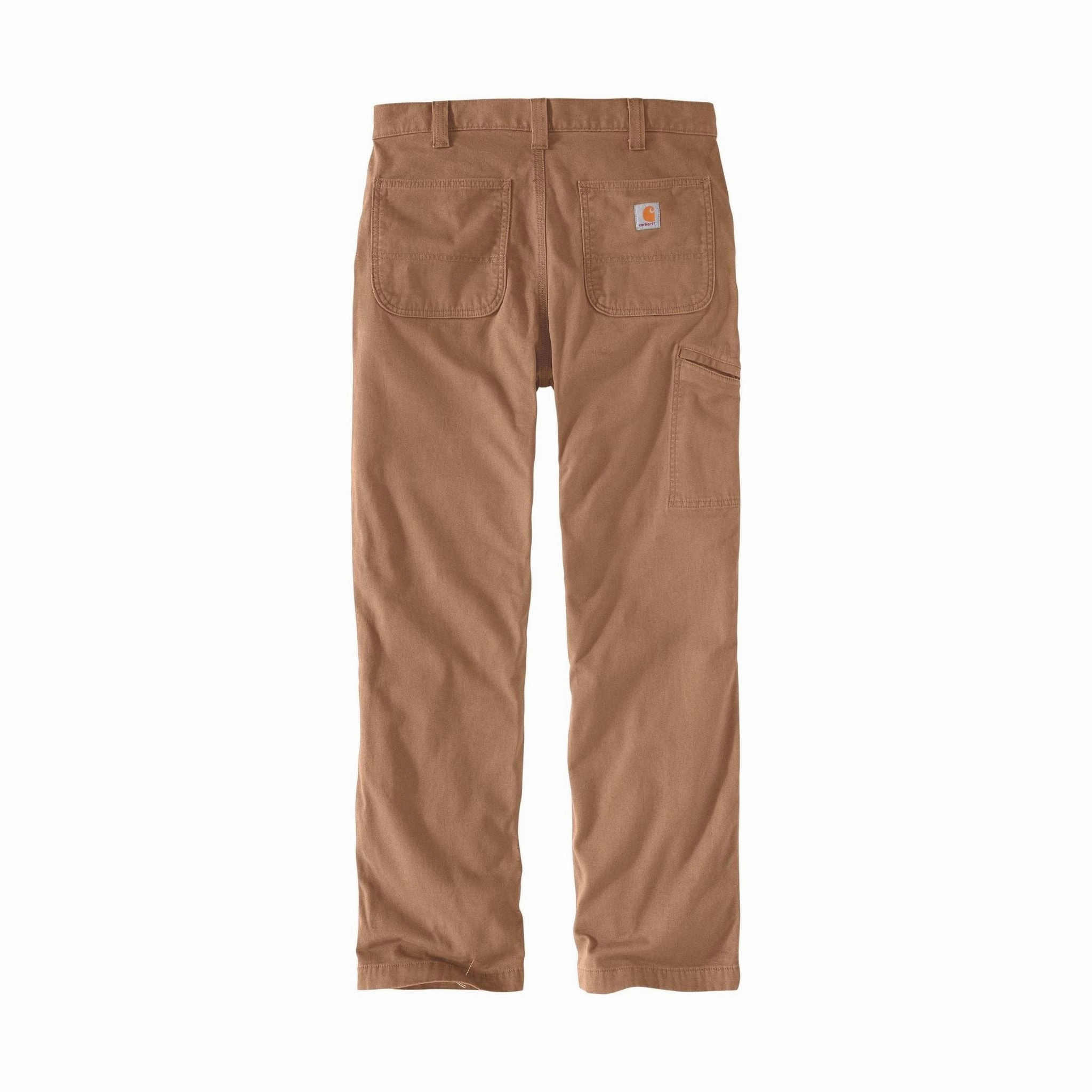 WrinkleFreeFabric Formal Look Carhartt Men's Rugged Flex Rigby Dungaree Knit Lined - Dark Khaki