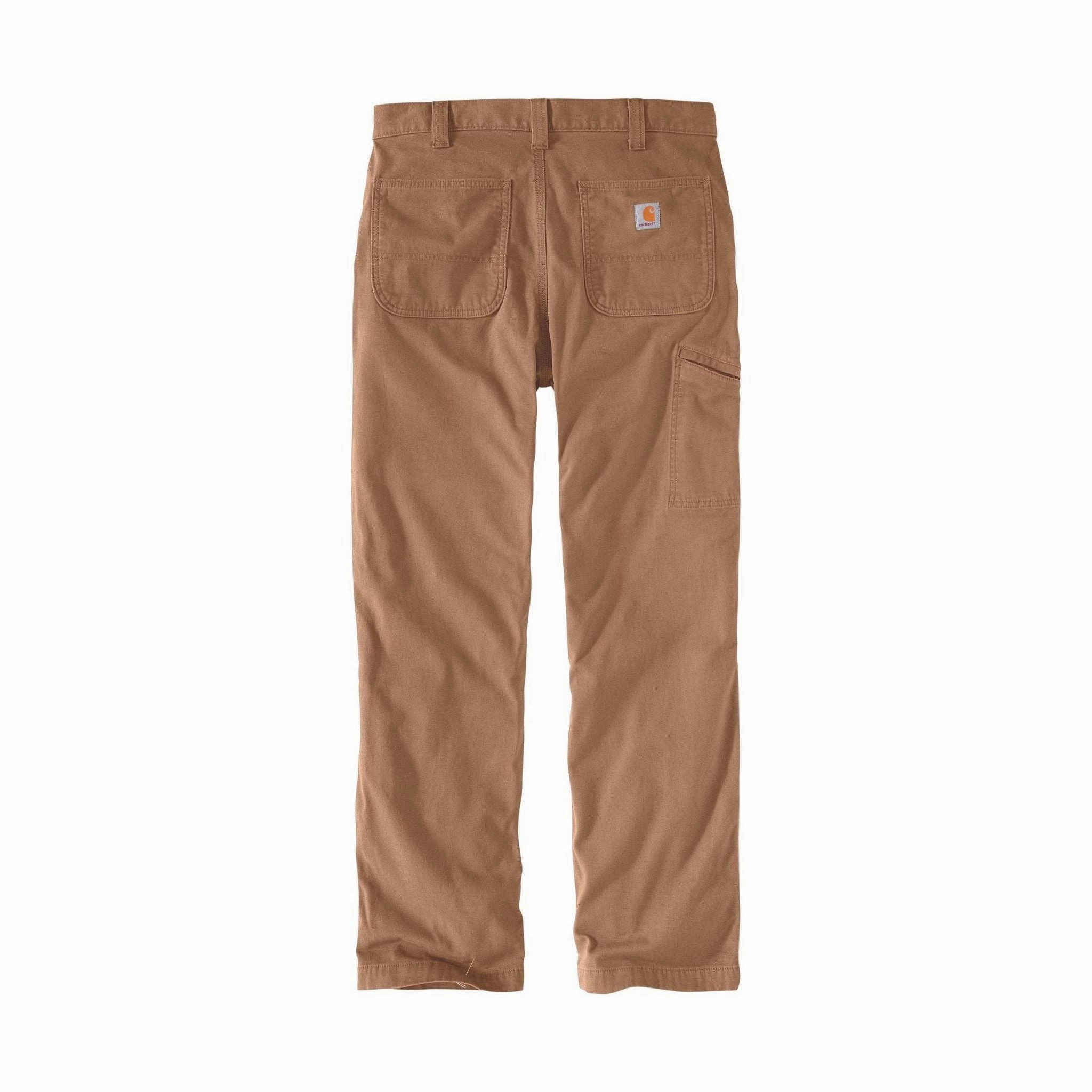 Non Clip Light Stretch Carhartt Men's Rugged Flex Rigby Dungaree Knit Lined - Dark Khaki