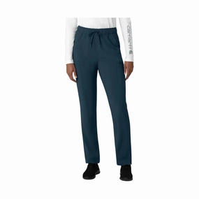 Multi-way wear Carhartt Women's Force Cross Flex Straight Leg Cargo Scrub Pant - Navy