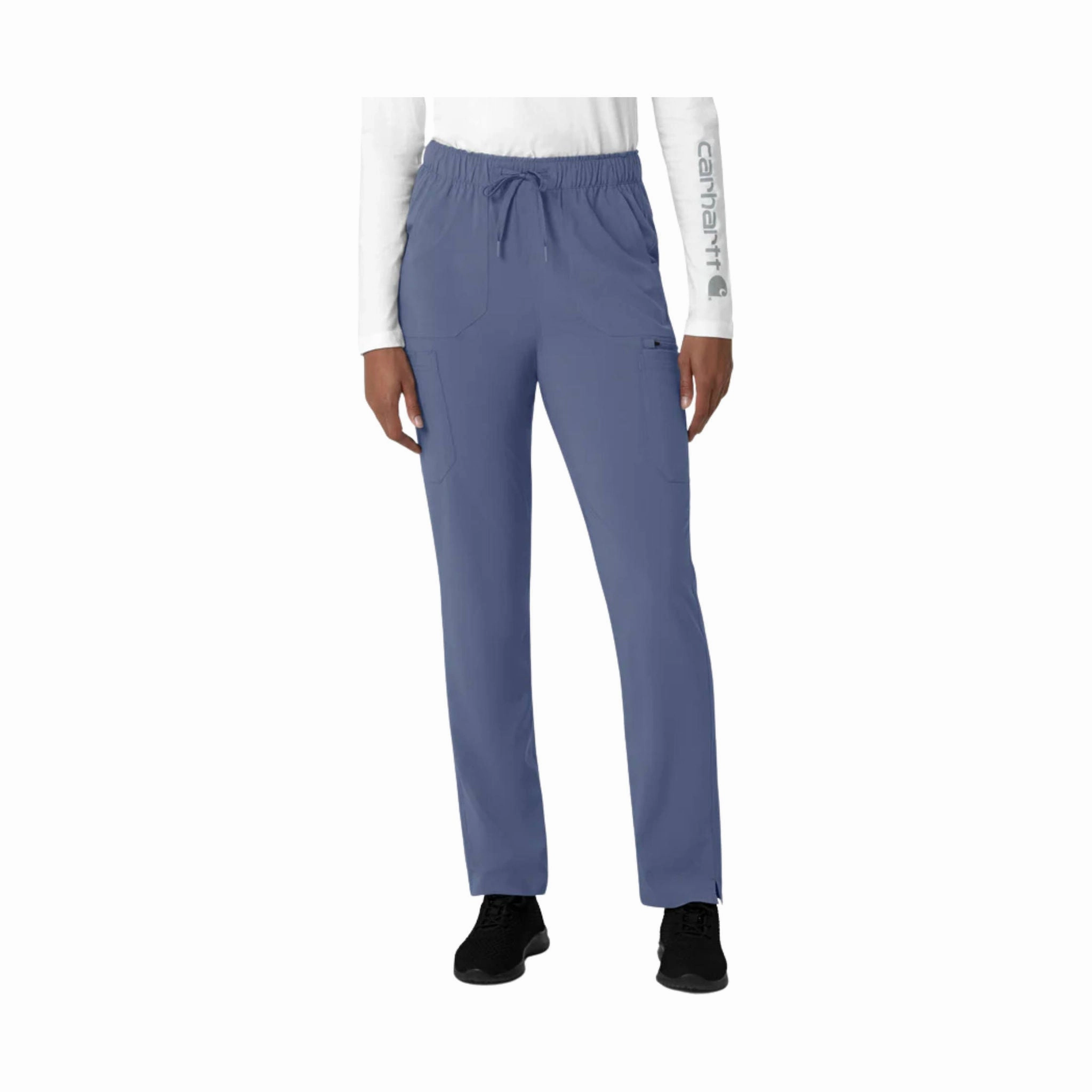 Carhartt Women's Force Cross Flex Straight Leg Cargo Scrub Pant - Riverside Ultimate Wear AbrasionResistantPanels