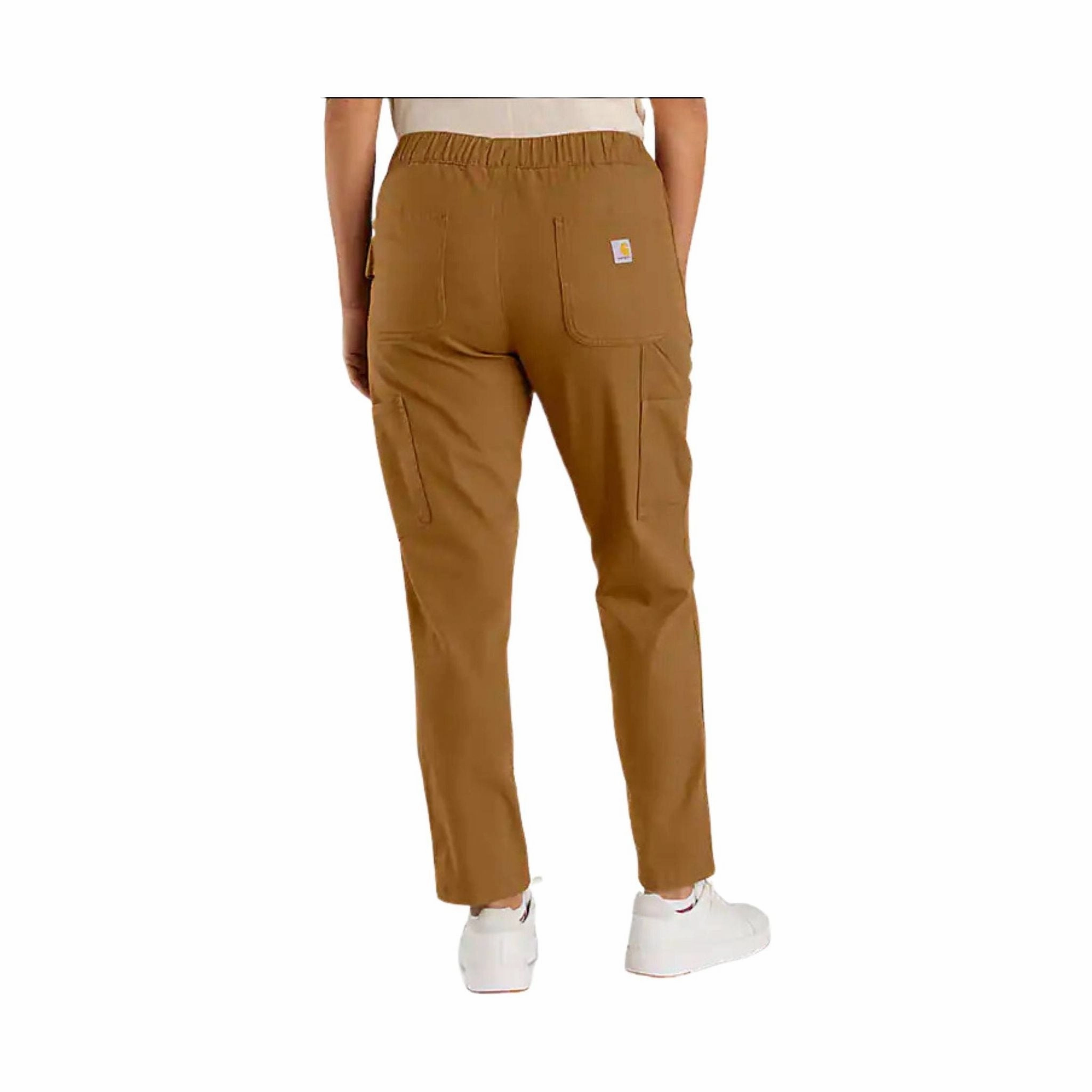 Relax Mode Clean Cut Carhartt Women's Force Relaxed Fit Ripstop Work Pant - Carhartt Brown