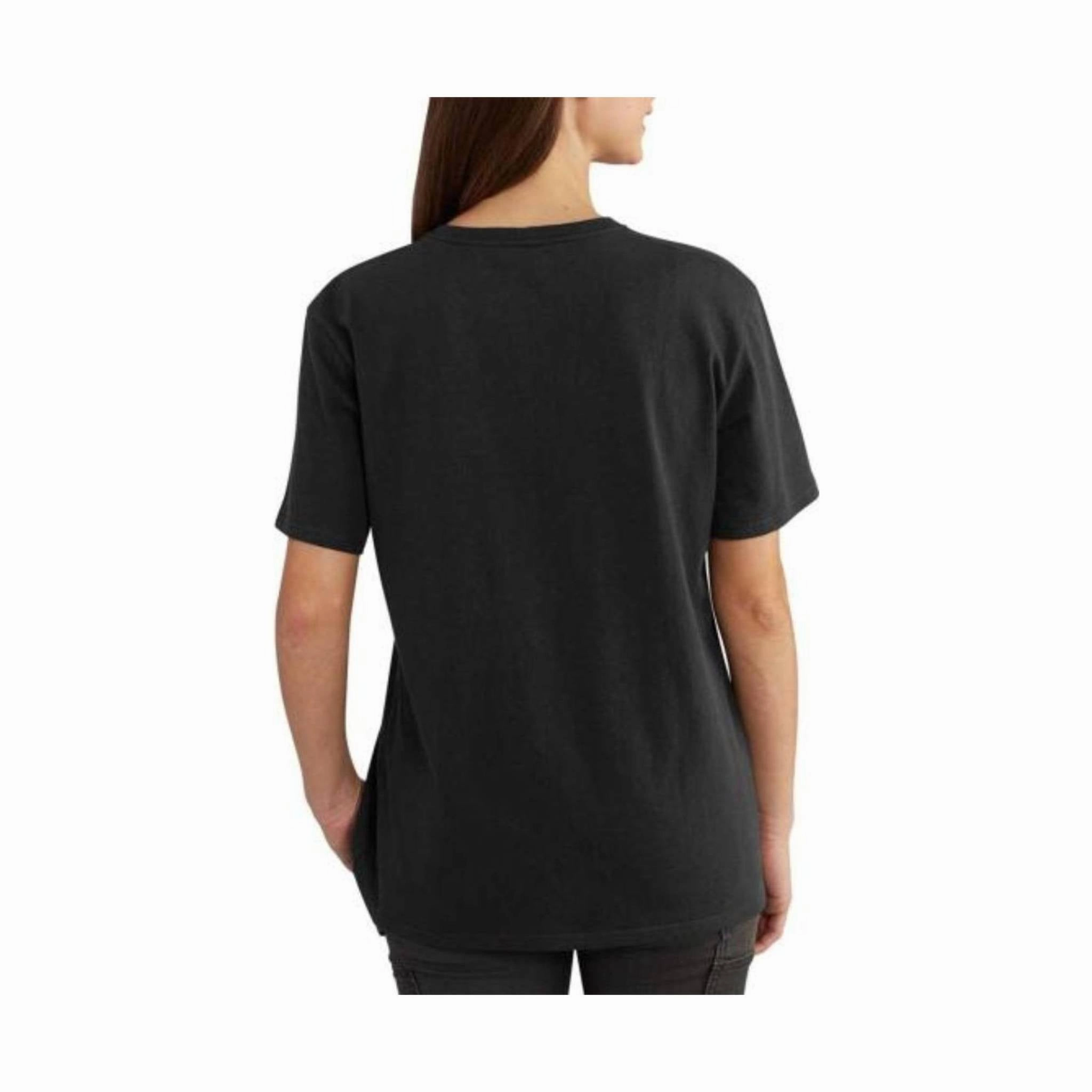 Carhartt Women's Loose Fit Heavyweight Short-Sleeve Pocket T-Shirt - Black AntiOdorTreatment Sleeveless Tee