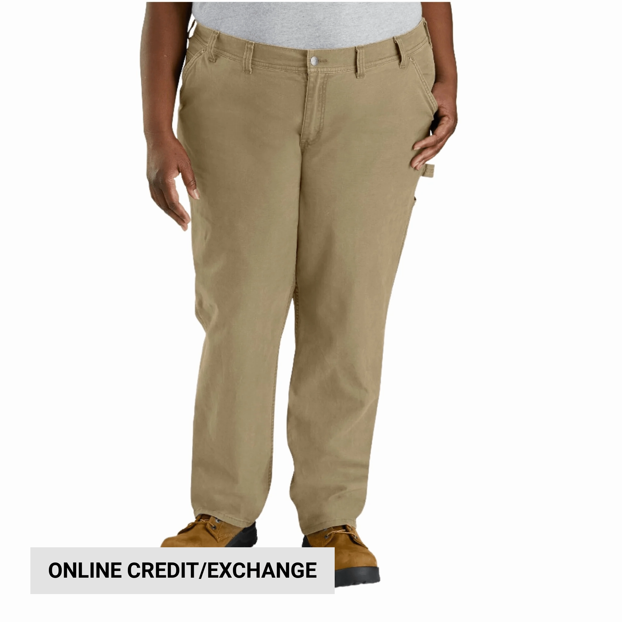 QuickDryTech Carhartt Women's Original Fit Crawford Pant - Dark Khaki