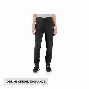 Breathable activewear Carhartt Women's Relaxed Fit Sweatpants - Black