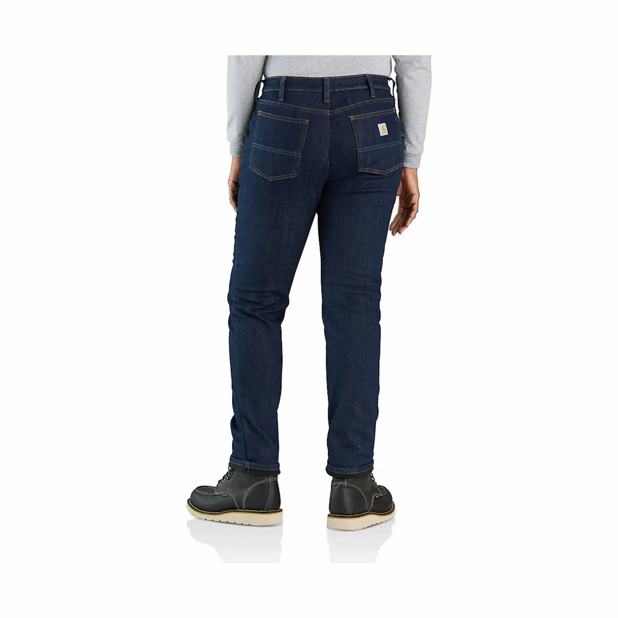 Carhartt Women's Rugged Flex Relaxed Fit Fleece Lined Jean - Pinnacle Simple Touch