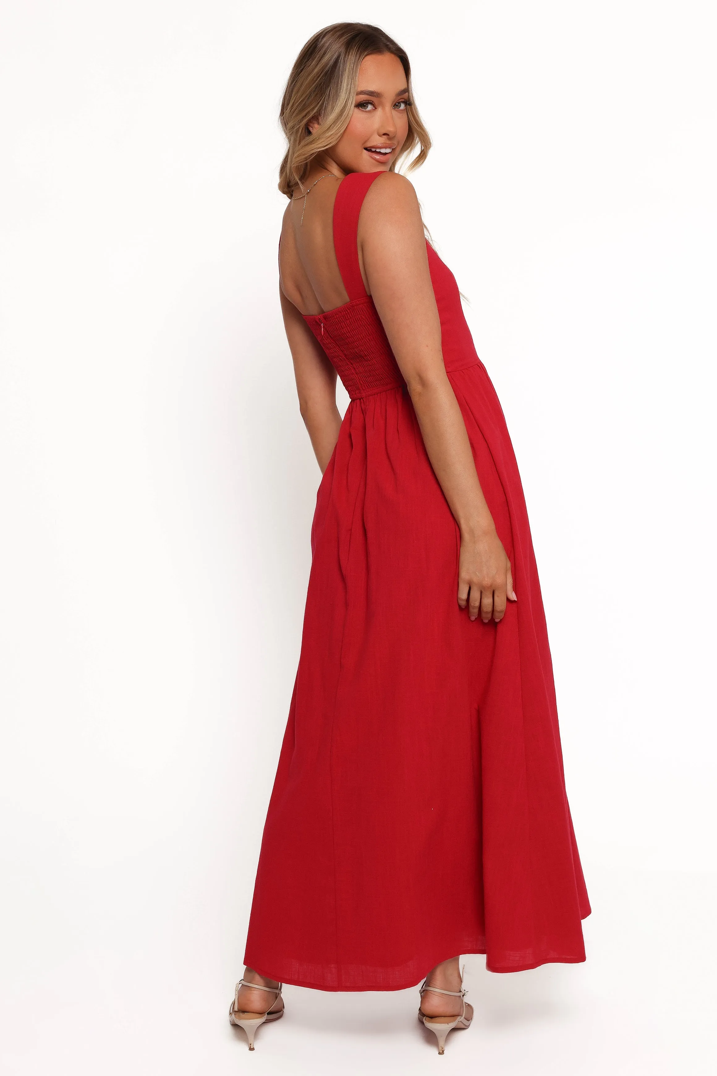 Chic Everyday Wear Caty Maxi Dress - Red