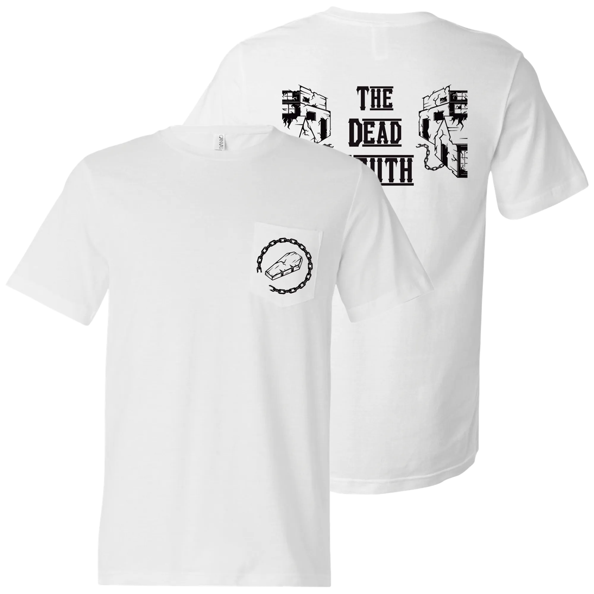 Perfect for Vacation Formal Style Chains & Stakes Pocket T-Shirt