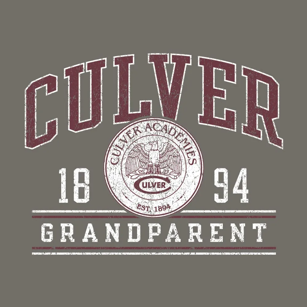 Seasonal Outfit Champion Culver Grandparent Tri-blend Tee - Gunsmoke