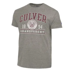 Comfort Style Champion Culver Grandparent Tri-blend Tee - Gunsmoke
