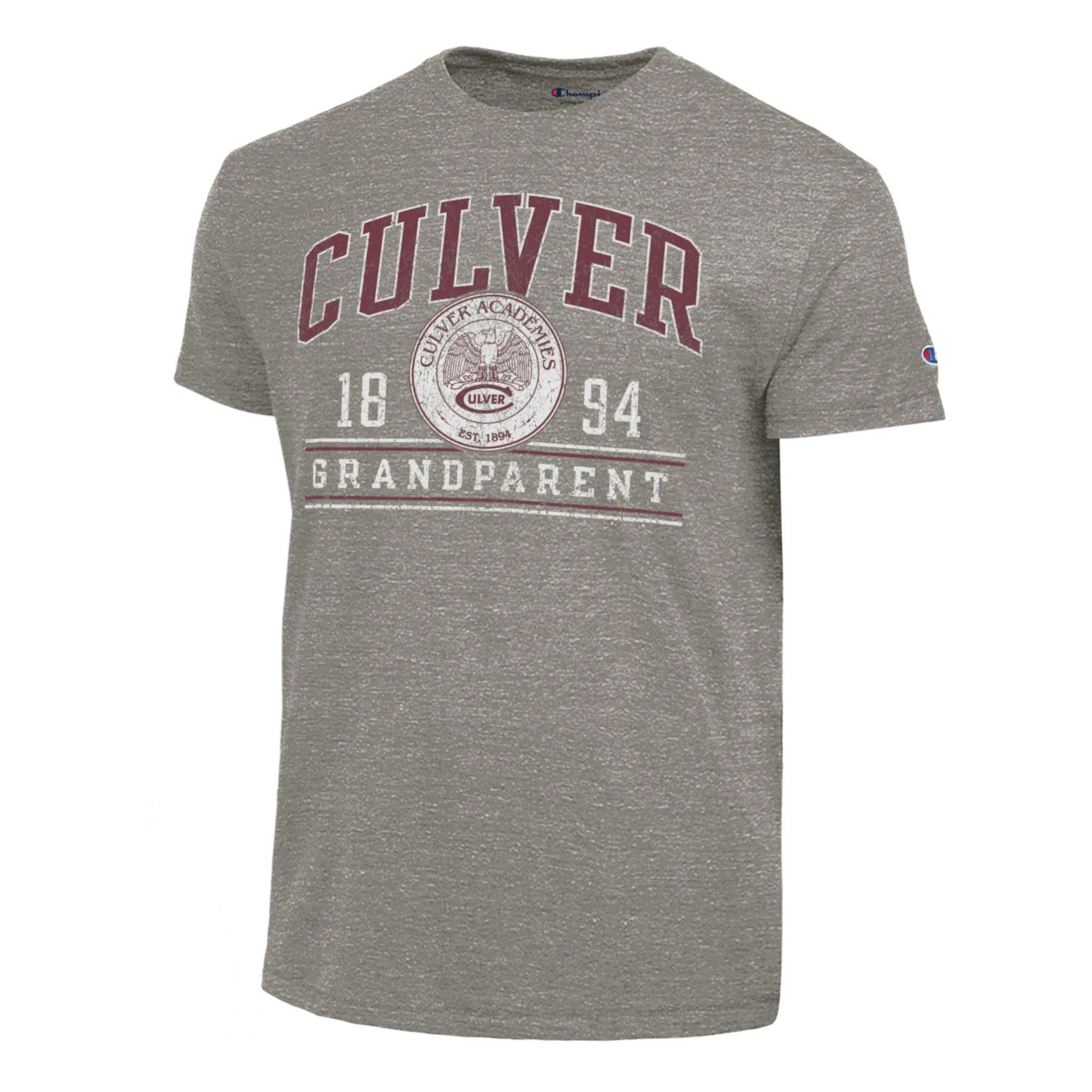 Comfort Style Champion Culver Grandparent Tri-blend Tee - Gunsmoke