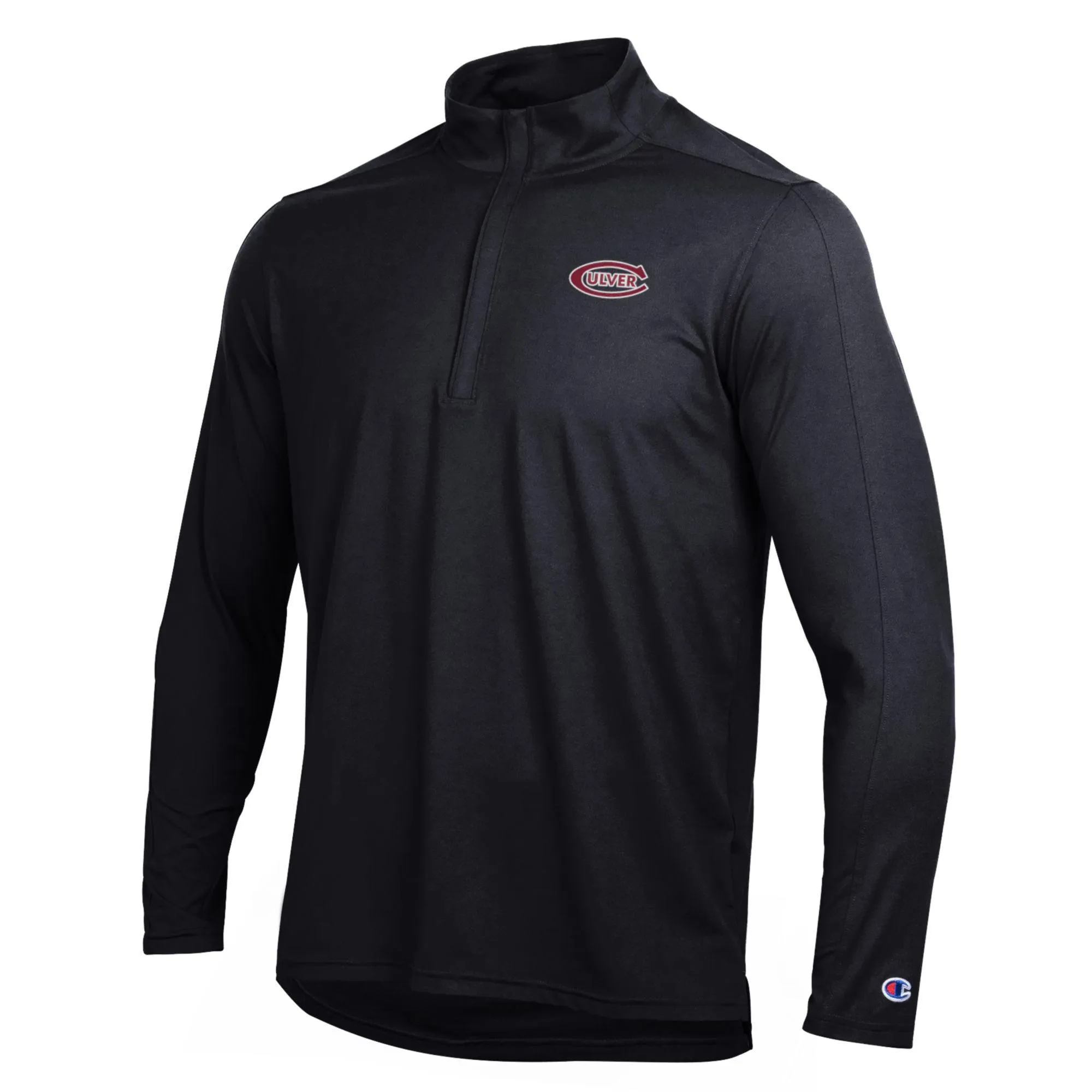 Running Top Champion Men's Soft Touch 1/4 Zip - Black
