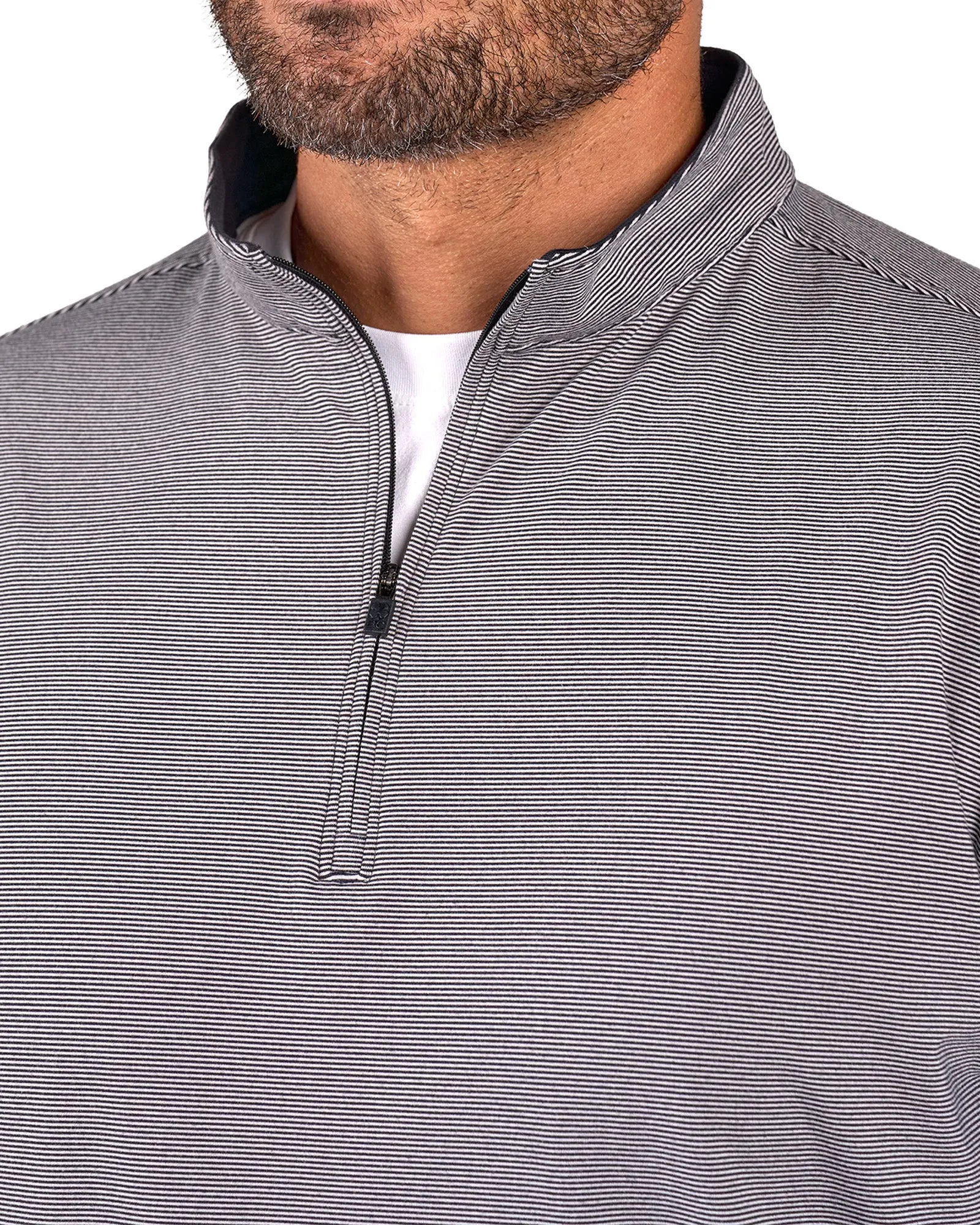 solo wear Members Only Q Zip