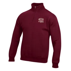 product family bonding Alumni Big Cotton 1/4 Zip - Maroon