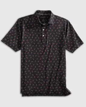 USC Stadium Script Polo - Black Comfy Fit Sport Style