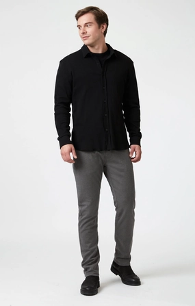 Weather Ready Sleek Comfort MARCUS SLIM STRAIGHT LEG IN GREY FEATHER TWEED