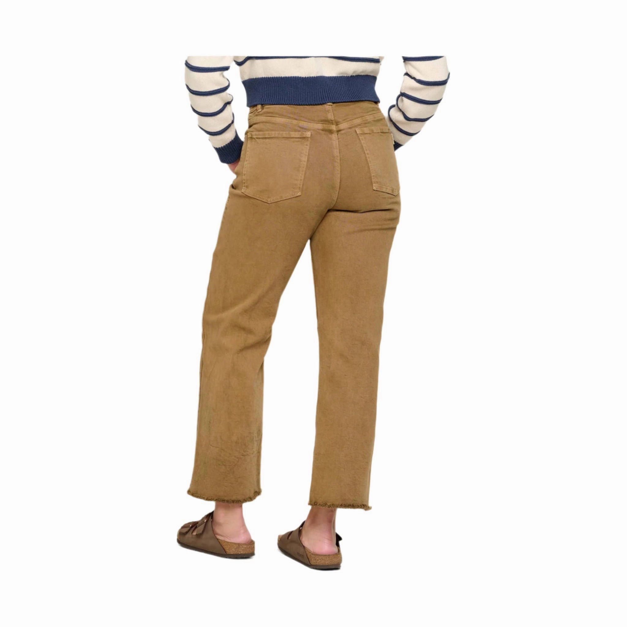 Quality Fabric Adventure Ready Toad & Co Women's Balsam Seeded Cutoff Pant - Honey Brown