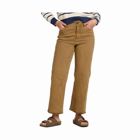 Quick Comfort Fit Outdoor Comfort Fit Toad & Co Women's Balsam Seeded Cutoff Pant - Honey Brown