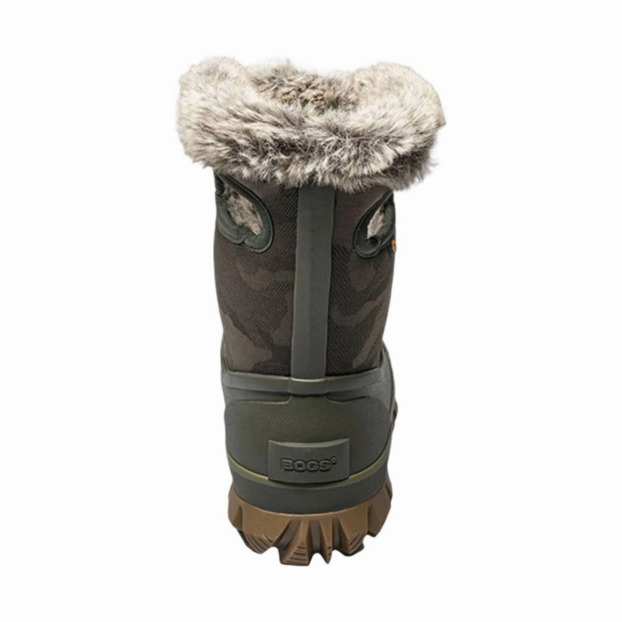 Resilient Sole Bogs Women's Arcata Tonal Camo Waterproof Winter Boots - Dark Green