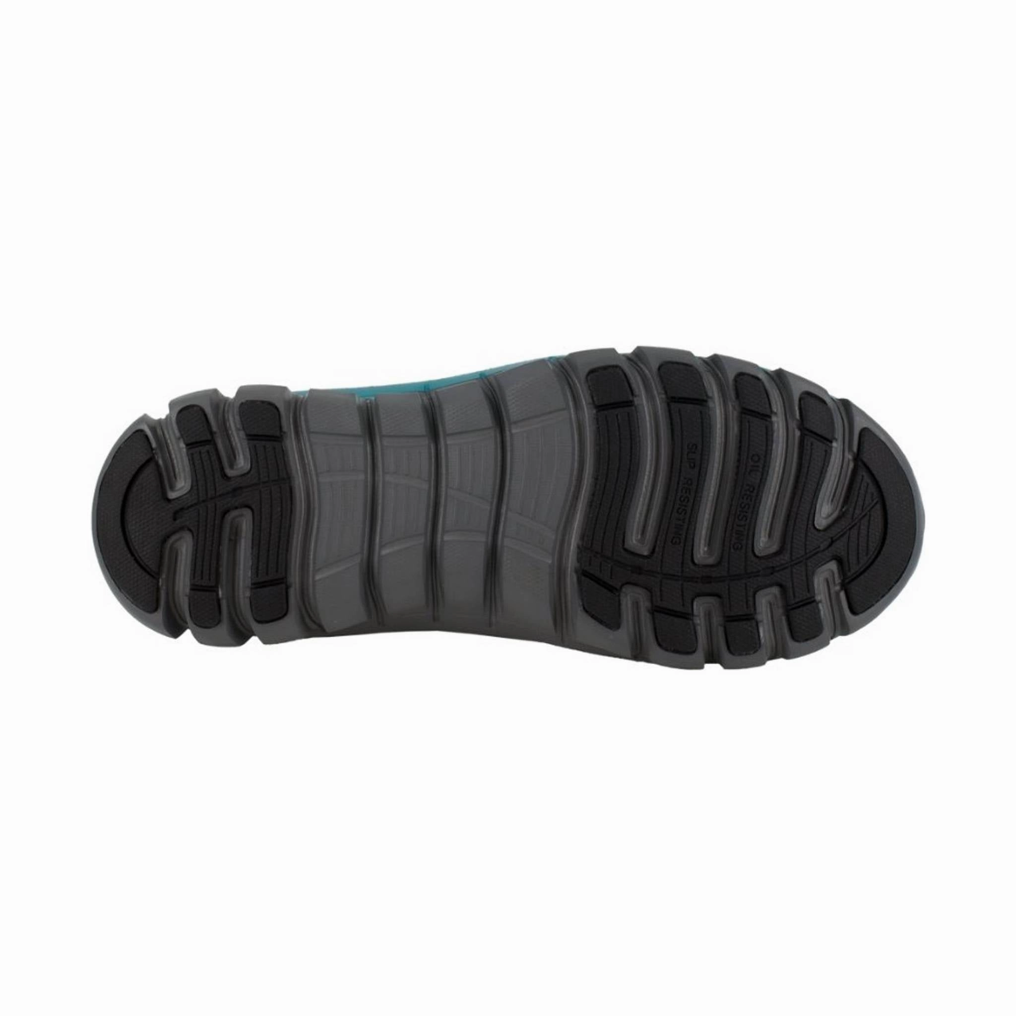 Run Control Urban breathability Reebok Work Women's Sublite Cushion Alloy Toe - Grey/Turquoise