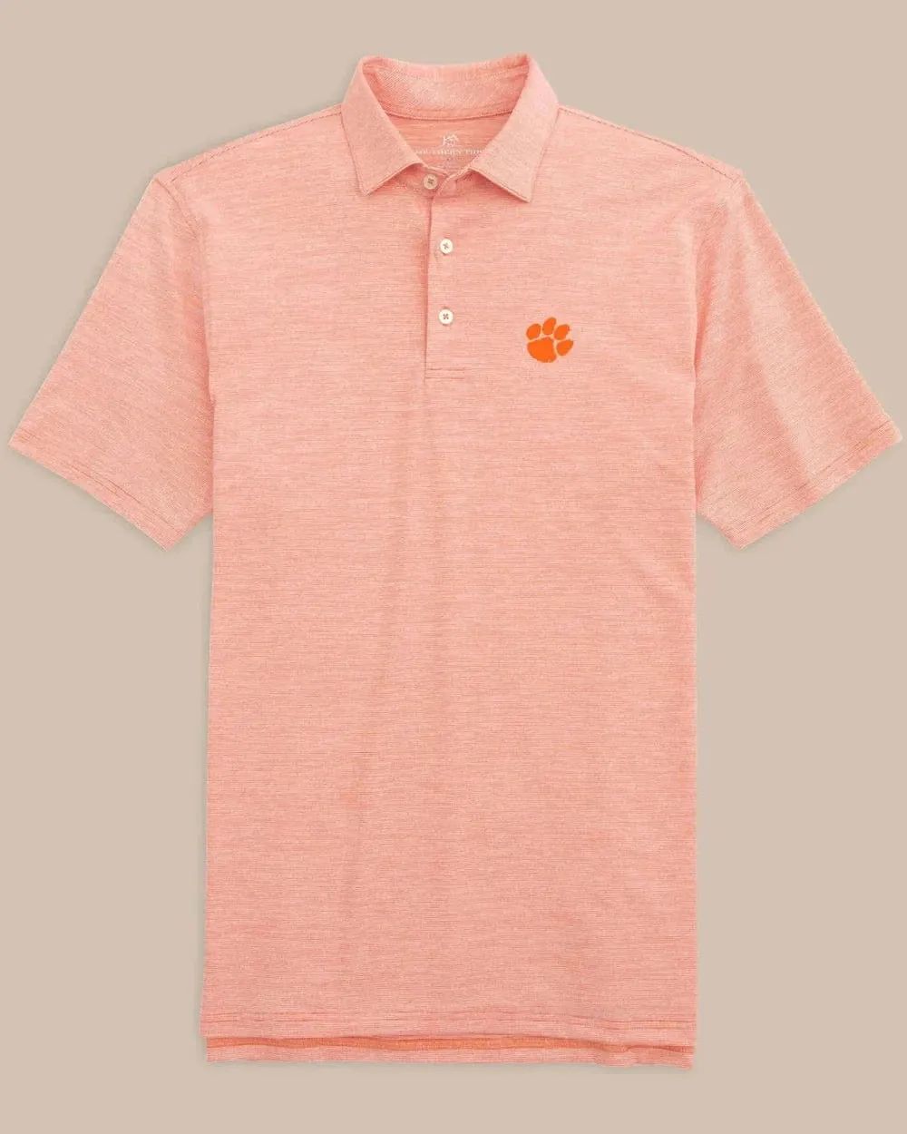 Clemson Tigers Performance Polo - Endzone Orange Breathable Airflow Channels Sleek Wear