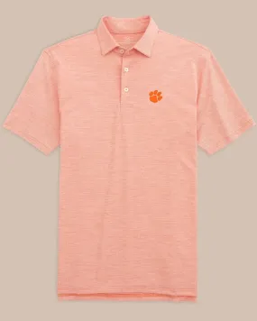 Clemson Tigers Performance Polo - Endzone Orange Breathable Airflow Channels Sleek Wear