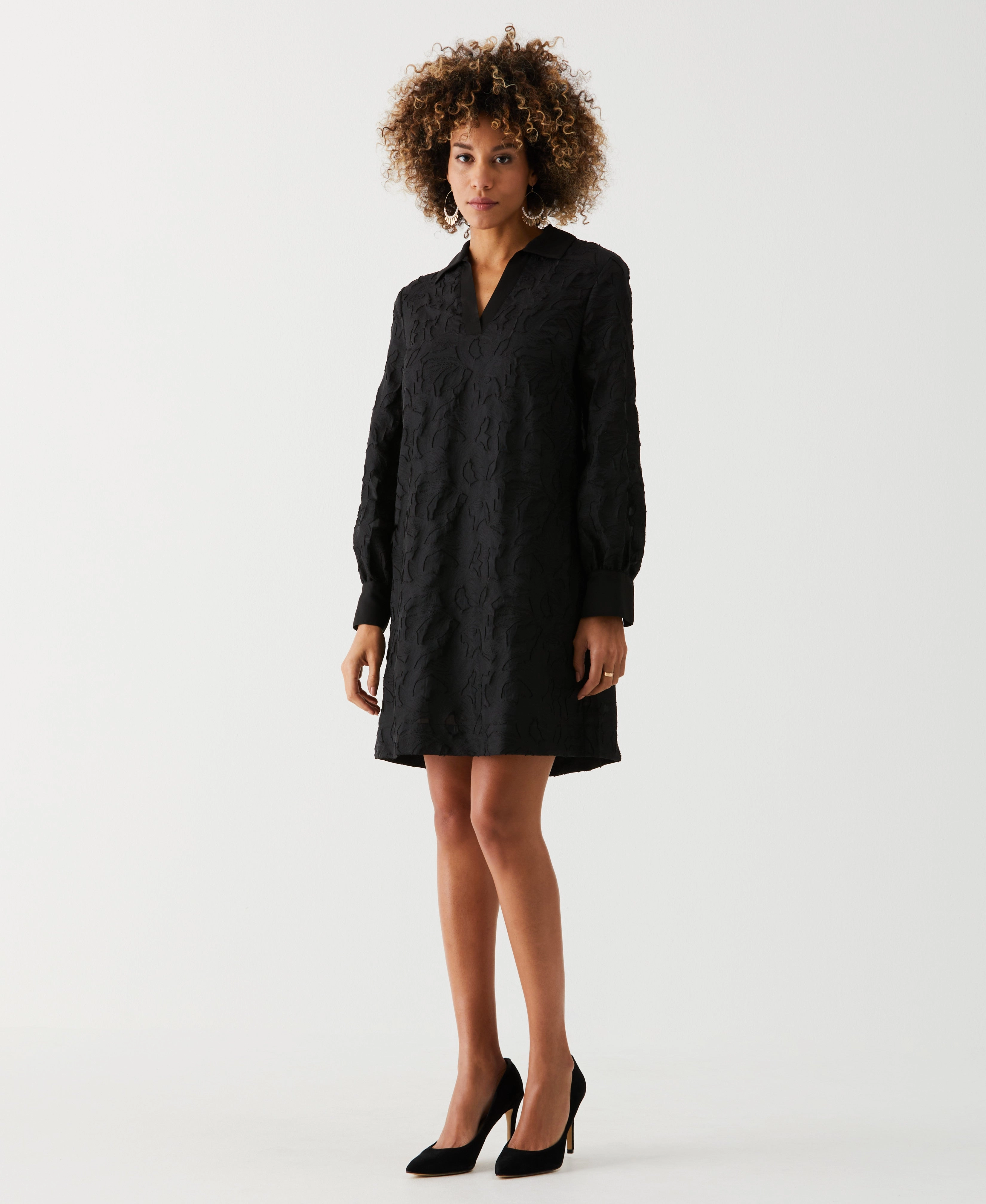 Clip Organza A-Line Dress Autumn-Season Sheer-Overlay