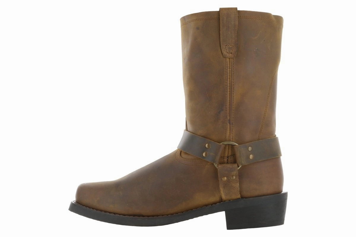 Rugged Built City Walking Dingo Dean Harness Boot Brown