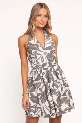 Johnson Mini Dress - Vineyard Green Chic Tailoring Waist