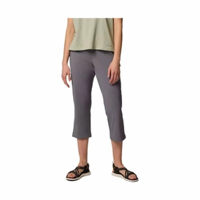 Columbia Women's All Seasons Capri Pants - City Grey Essential Comfort