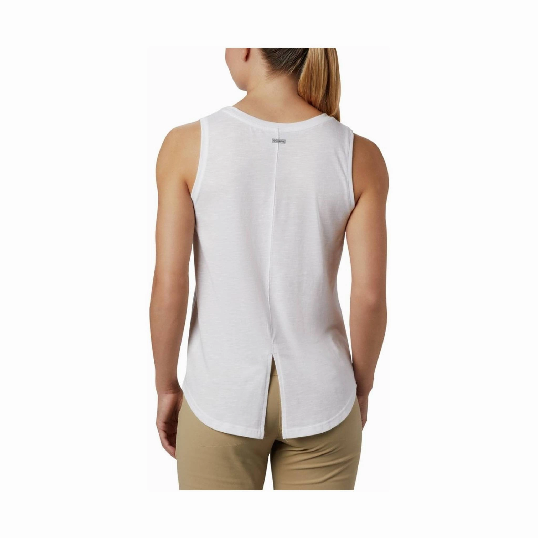 Columbia Women's Cades Cape Tank - White Drop Shoulder WideNeckOpening
