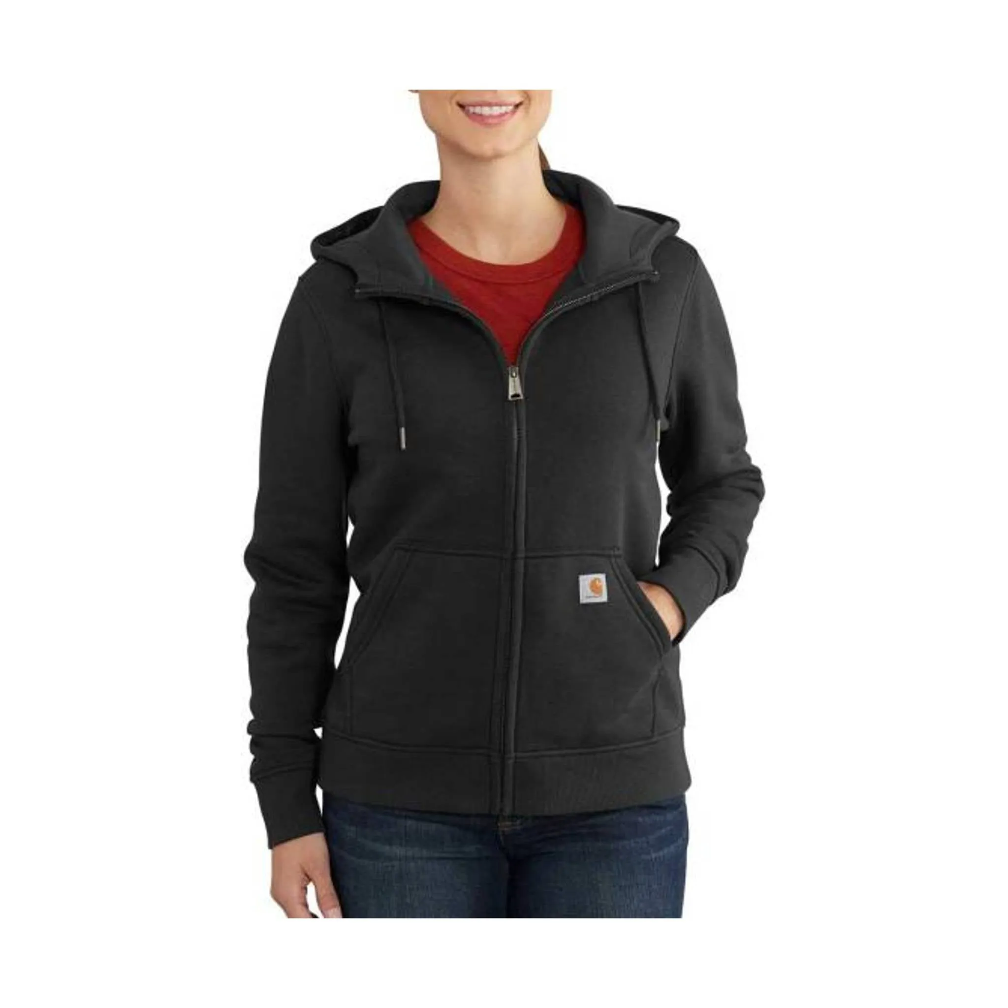 Thin Carhartt Women's Clarksburg Hoodie - Black