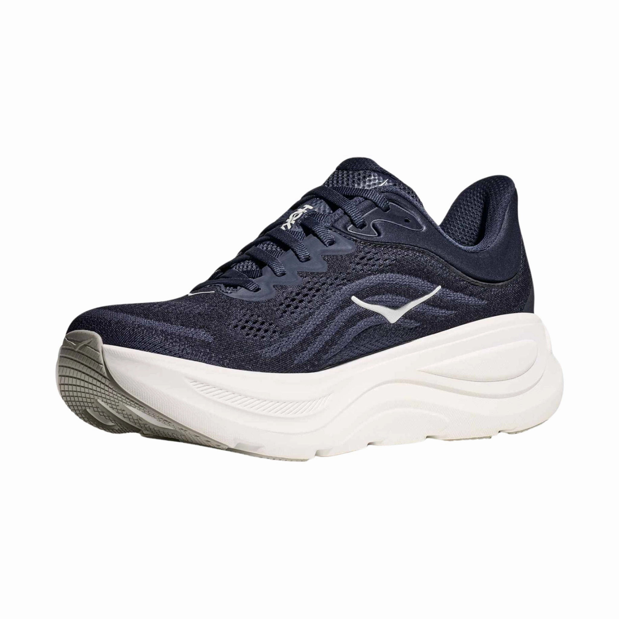 HOKA Men's Bondi 9 Running Shoes - Varsity Navy/White No Slip