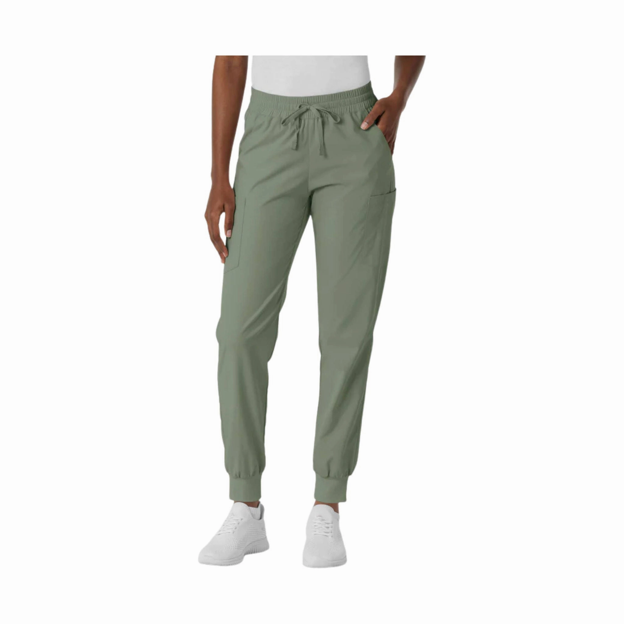 Timeless Utility Wink Women's Boundless Jogger Scrub Pant - Sage Heather