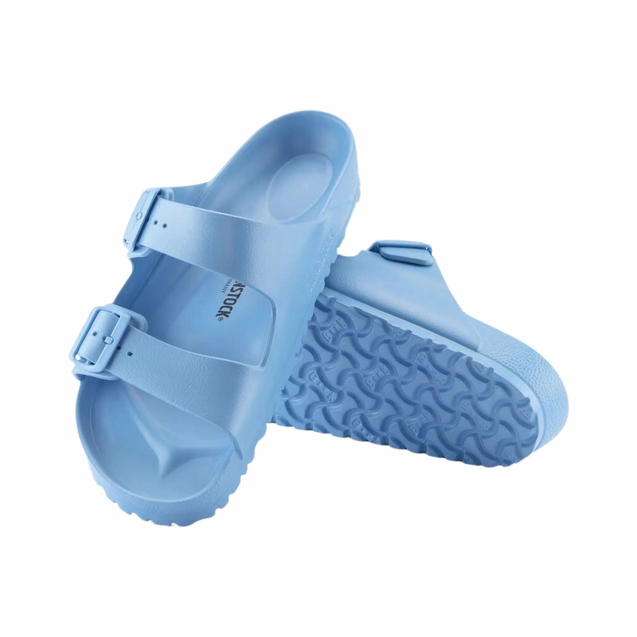 Birkenstock Arizona Essentials EVA Sandal - Sky Blue Multi Angle Traction Nodes