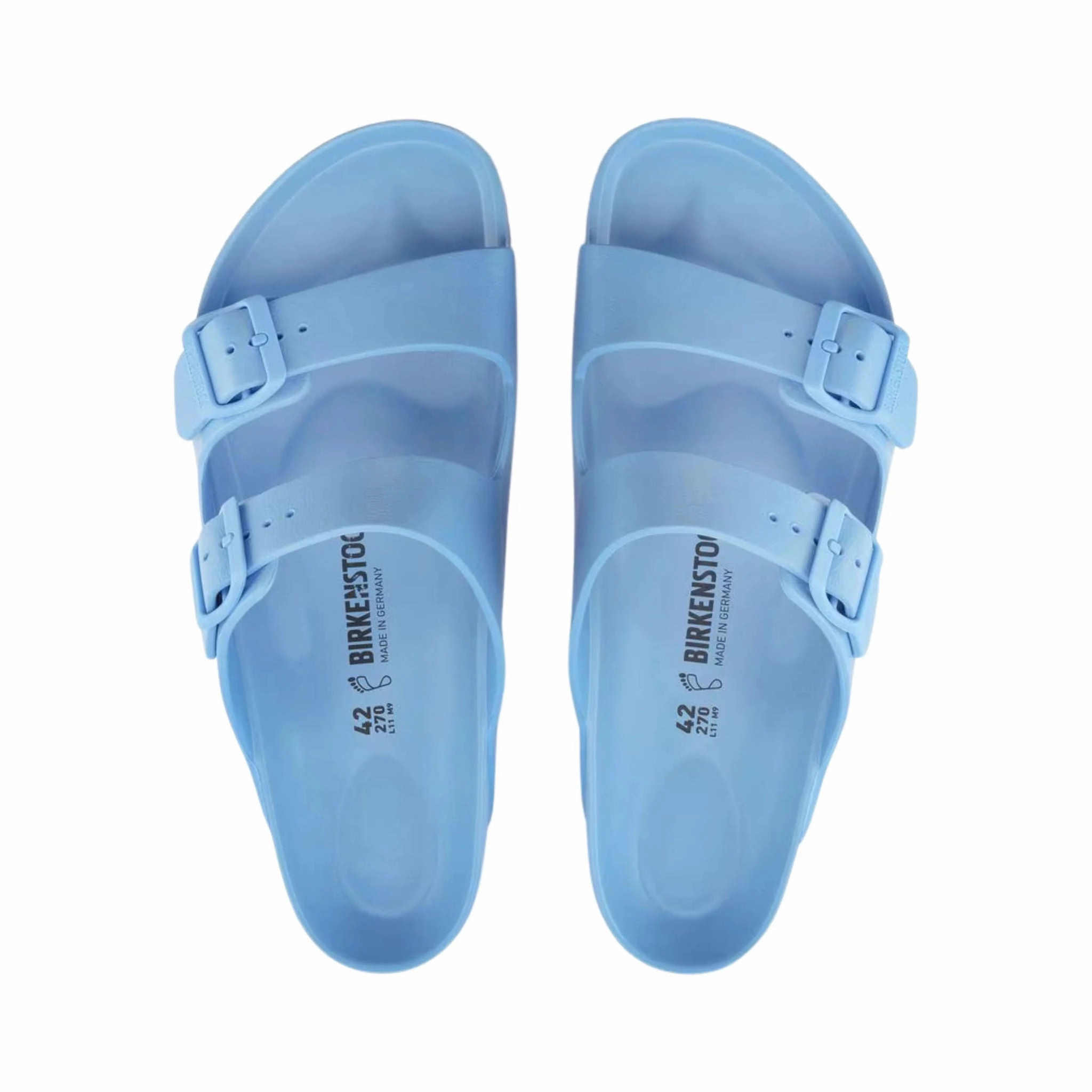 Birkenstock Arizona Essentials EVA Sandal - Sky Blue Comfortable Footbed