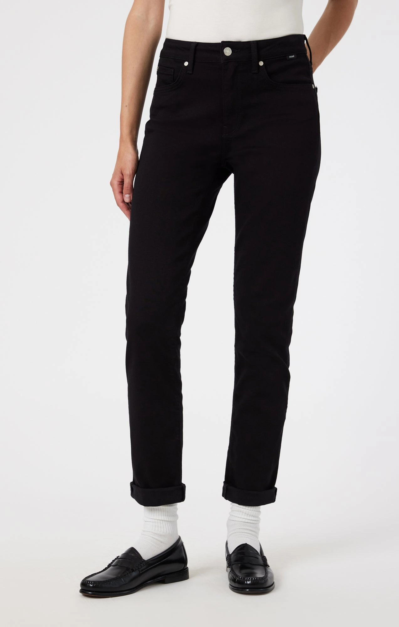 Layer game KATHLEEN SLIM BOYFRIEND IN BLACK FEATHER BLUE