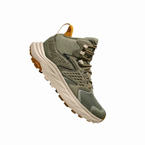 HOKA Men's Anacapa 2 Mid GTX Hiking Shoes - Sea Moss/Oatmilk subtle style