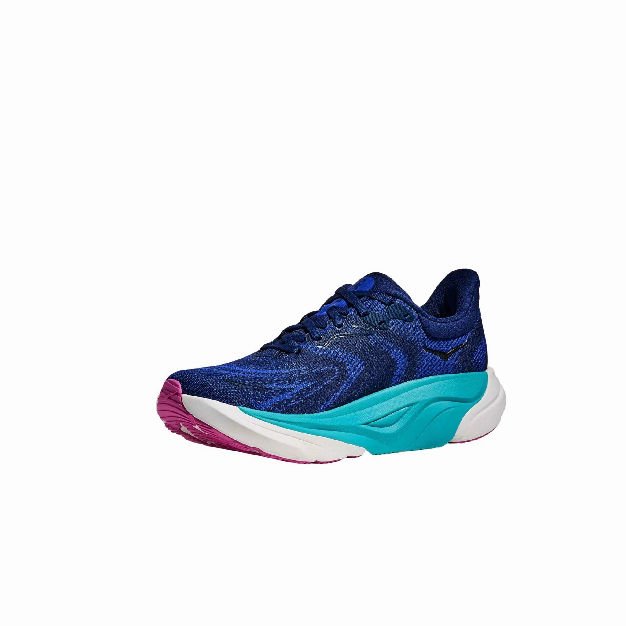 Shock Absorbing Foam Sport Performance HOKA Women's Arahi 8 Everyday Running Shoes - Midnight Blue / Ultramarine